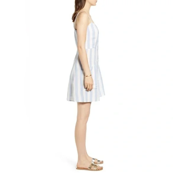 Rails Aurora Merriell Blue White Stripe Dress Size S - Picture 10 of 12